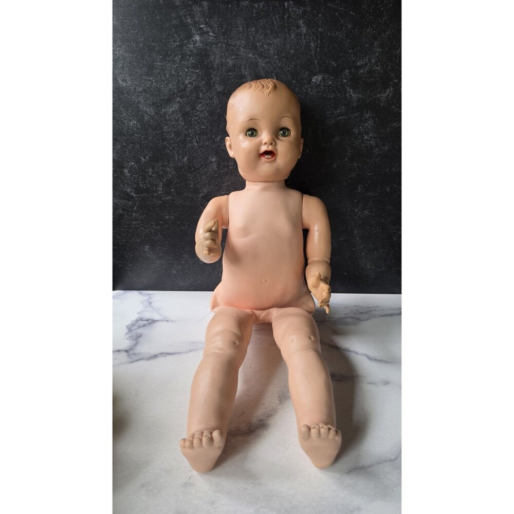 Effanbee Cuddles Life Size Doll Vintage READ Description